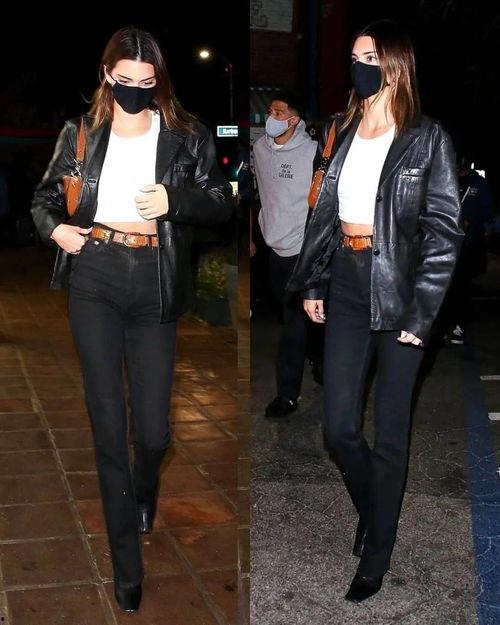 明星穿黑裤,明星演绎街头潮流新风尚